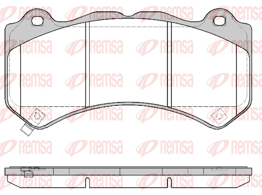 Remsa BremsbeläGe BremsklöTze Vorne FüR Jeep Grand Cherokee IV WK WK2 3.0-image