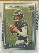 Kyle McCord 2025 Donruss Optic Rookie #283 Philadelphia Eagles Rookie