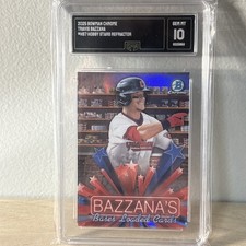 2025 Bowman Chrome Travis Bazzana Hobby Stars Refractor GMA 10