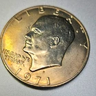 Photo of a 1971-P Eisenhower Dollar from an eBay listing that sold on Jul 20, 2026