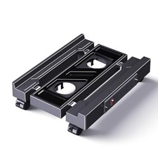 Adjustable Computer Tower Stand with Charging Station, PC Stand for With Socket