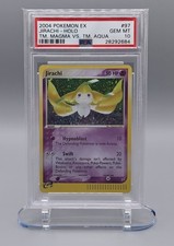 PSA 10 Jirachi 97/95 ex Team Magma VS Team Aqua 2004 Holo Pokemon Card RARE