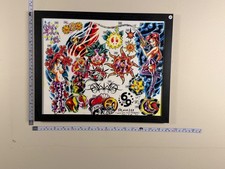 American Traditional Tattoo Flash Art Framed 11x14 Ready-to-Hang 37 Peace