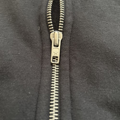 Victoria Secret PINK Zip Up Black Hoodie Dog Y2K Women Spell out “Pink” LOGO - Picture 7 of 19