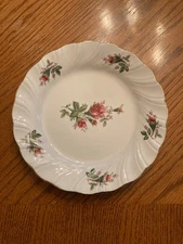 Lynns Victorian Rose Gold Trim Salad Plate 7.5" Diameter