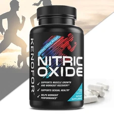 Nitric Oxide Supplements - Advanced Muscle Support Nitric Oxide Booster 120 Caps