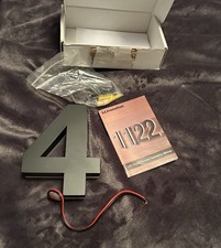  4 6  Backlit LED House Number Waterproof Stainless Steel New In Box