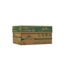 BOISE – Aspen 50% Recycled Office Paper, 92 Bright, 20lb, 8-1/2 x 11, Whit
