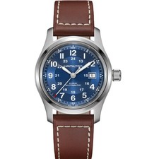 HAMILTON KHAKI FIELD AUTOMATIC H-10 MOVEMENT BLUE DIAL 42MM H70605540