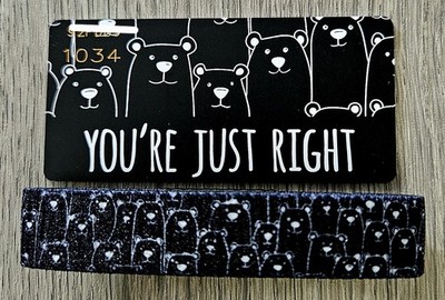 ZOX ''YOU'RE JUST RIGHT'' #1034 INTERACTIVE BEAR COLLECTIBLE WRISTBAND