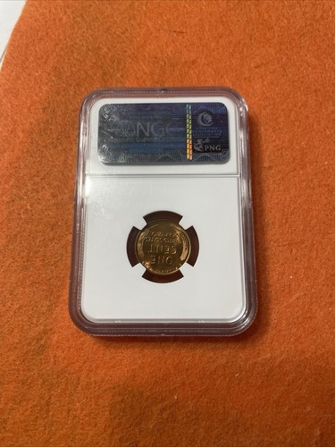 NGC 1958-D Lincoln Wheat Cent Graded MS65 RD - Picture 2 of 2