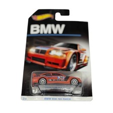 Hot Wheels BMW E36 M3 Race Orange 2015 BMW Series 3/8 Diecast Car Toy DJM82-0910