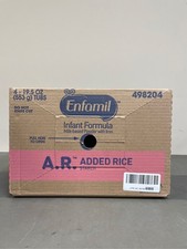 Enfamil A.R. Powder Baby Formula, Reduces Frequent Spit-Up, 19.5 oz Tub, 4 count