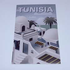 Sidi Bou Said Postcard Tunisia Print Art Card City Tour Travel Souvenir Gift P4