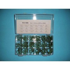 265pc Rubber O Ring Fluorine Assortment Set Air Conditioning Oil Gasket Seal Kit