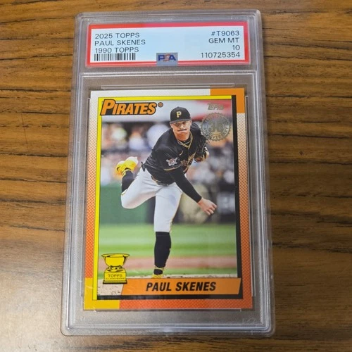 2025 Topps Paul Skenes 1990 Topps Rookie Cup #T90-63 PSA 10 Gem Mint