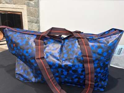 SPJUTSÖ Zippered Reusable Blue Laundry Travel IKEA Frakta Storage Bag 506.427.02