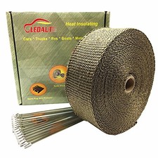 2" x 50' Titanium Exhaust Heat Wrap Roll for 2 inches X 50 feet roll