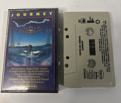 JOURNEY  Raised On The Radio  Cassette Tape Album CBS Records 1986