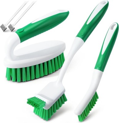 Cleaning Brush Set for Household Use, Scrub Brush, Kitchen Brush, Tile Lines