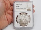 NGC MS 63 1884 CC UNITED STATES OF AMERICA MORGAN SILVER DOLLAR COIN CARSON CITY — photo 2