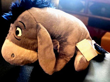 Authentic Disney Store;Winnie the Pooh EEYORE Plush-Toy w/Tag;14"Detachable Tail