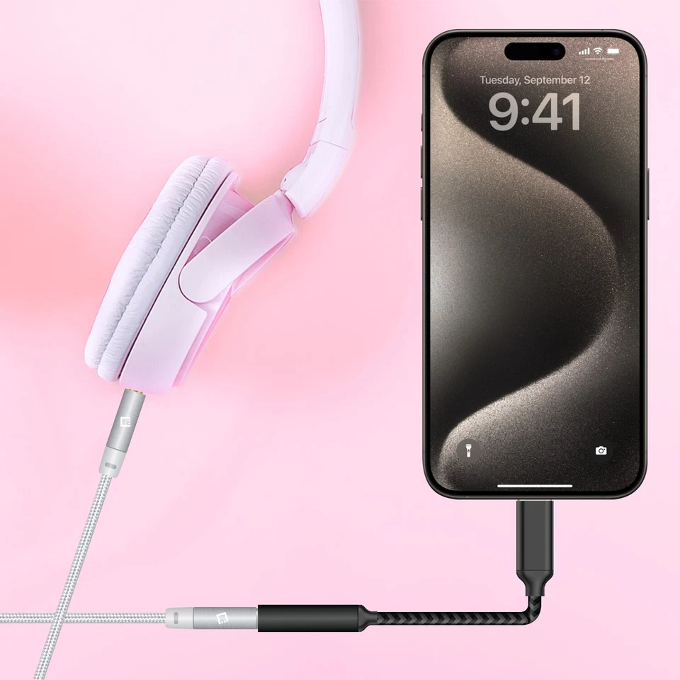 Cellet USB-C to 3.5mm AUX Headphone Audio Adapter Compatible with iPhone 15 - Image 4 of 4