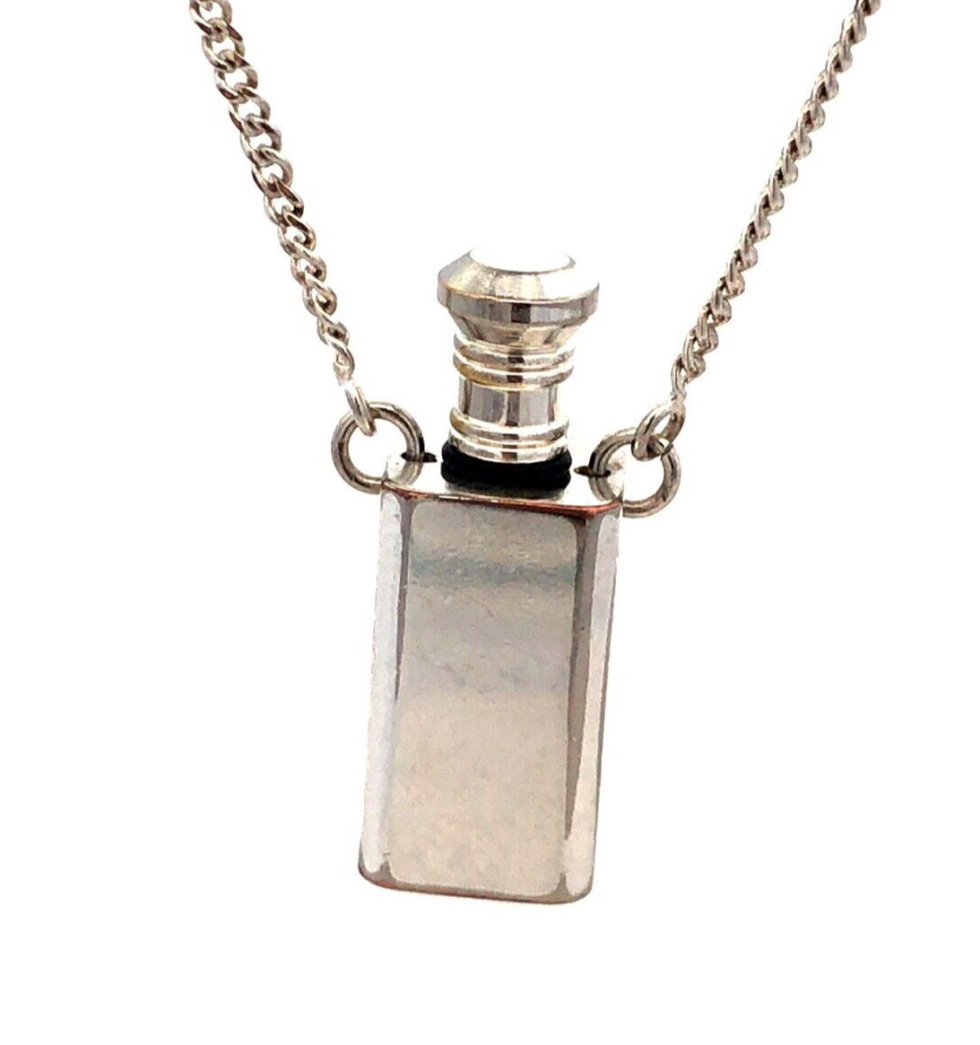 アクセサリー 70s80s deadstock perfume bottle necklace ORNATE vintage style PERFUME BOTTLE LOCKET box pendant