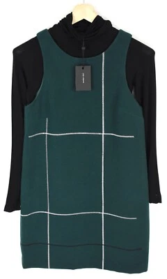 COP COPINE Suzuki Kleid Damen (EU) 36 Abnehmbarer Oberteil Pullover Karomuster - Bild 1 von 4