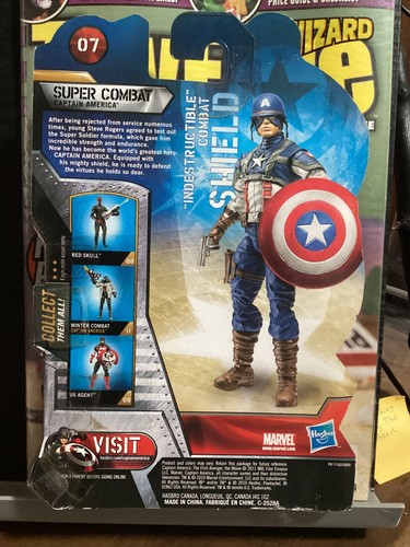 CAPTAIN AMERICA MOVIE SERIES SUPER COMBAT ACTIONFIGUR NOC HASBRO 2010 - Bild 2 von 3