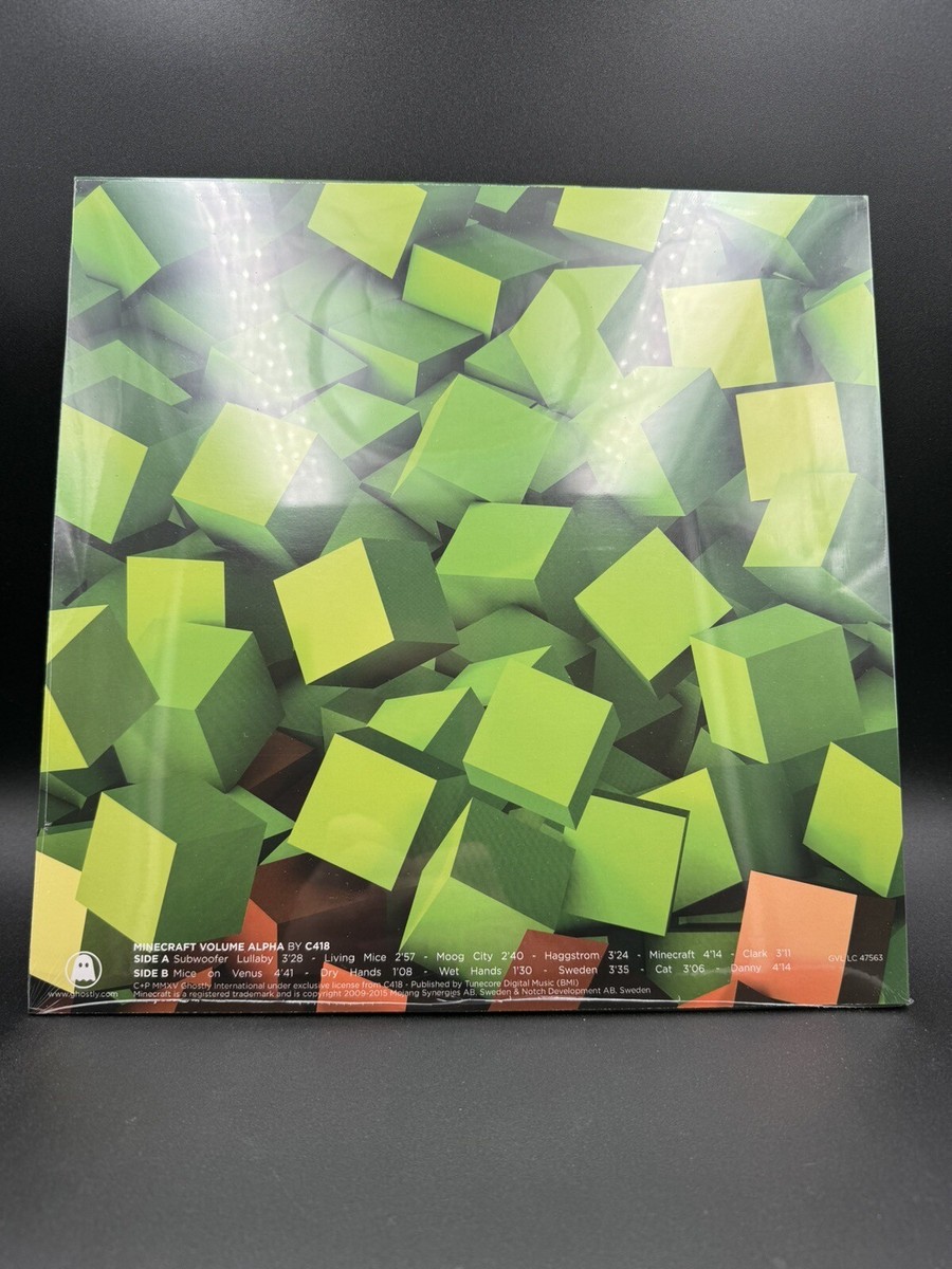 Minecraft Volume Alpha Green & Clear Vinyl LP Record - C418