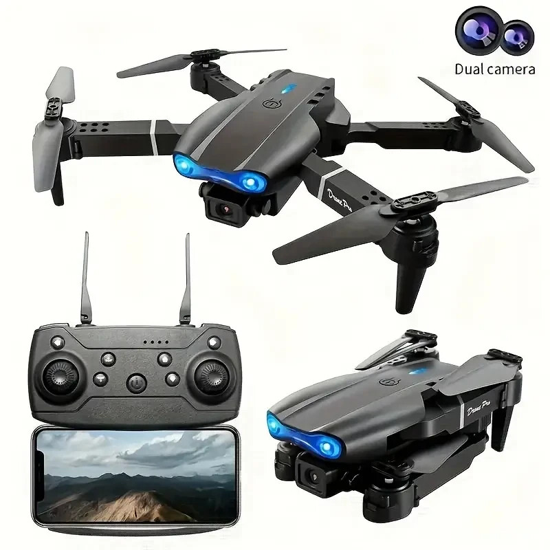 Foldable WiFi FPV Drone with Dual Camera & Altitude Hold-image