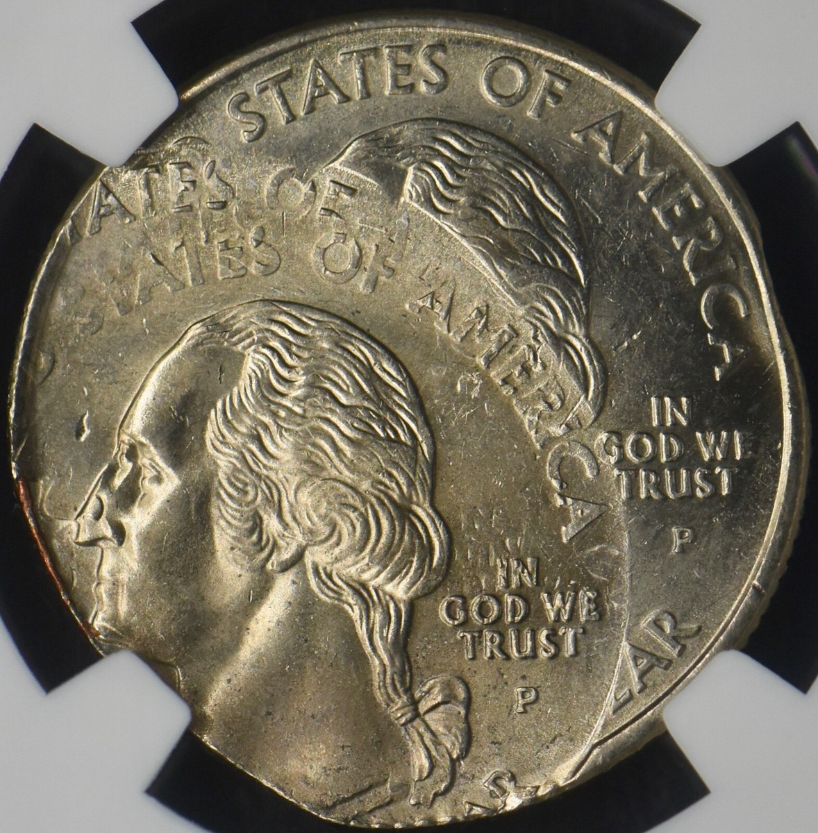2000 Virginia State Quarter Quadruple Struck NGC Mint Error