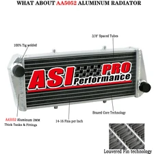 ALUMINUM RADIATOR For ULTRALIGHT ROTAX 912i  912 914 UL 4-STROKE ENGINE