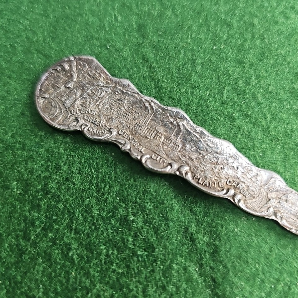 Boulder Colorado Rocky Mountains Sterling Souvenir Spoon 19.6g I318 eBay