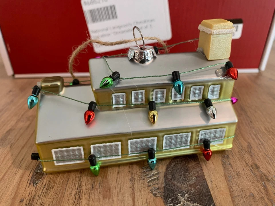 Pottery Barn National Lampoon’s adornos de vacaciones de Navidad - Juego de 2 casas-RV Foto 4 de 4