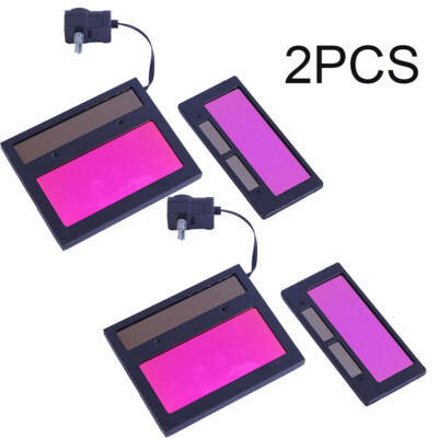 Auto-Darkening Welding Lens – Solar/Battery Powered, DIN4 Light To DIN9-13 Dark, 1/10000s Response
