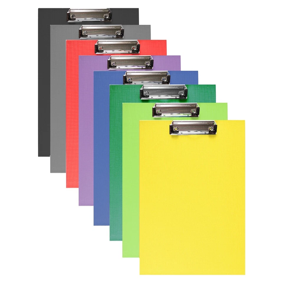 5-40x DIN A4 Klemmbrett Schreibbrett Schreibunterlage Klemmmappe Schreibplatte  - Bild 2 von 3