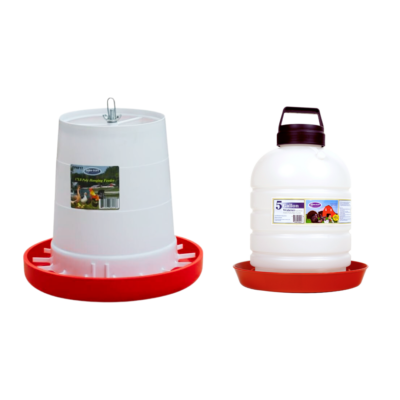 #ad #ad FARM TUFF Automatic Poultry Fountain Waterer amp; Poultry Feeder Combo Pack $85.99