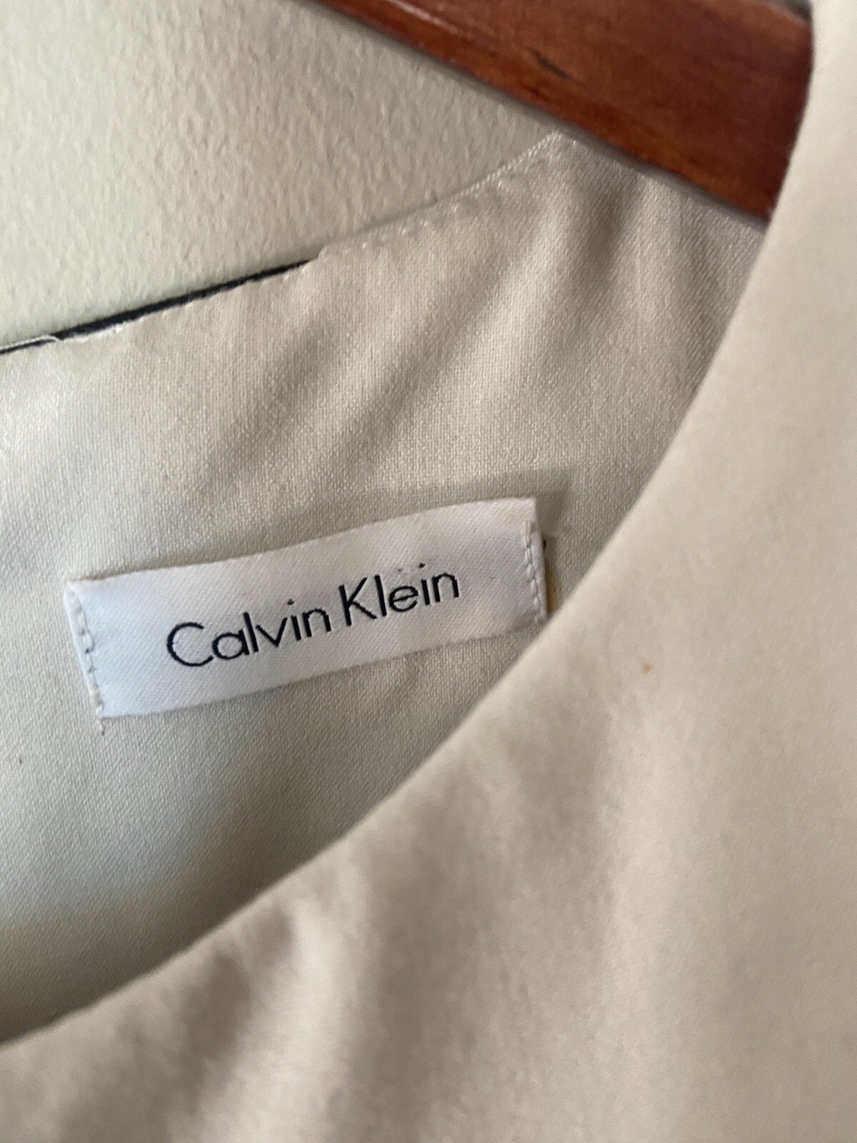 Calvin Klein  2 4 XS S Black White Colorblock Sleeveless Classic Sheath Dress thumbnail 3