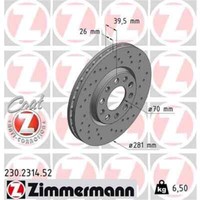 2X Zimmermann Sport Z Bremsscheibe 230.2314.52