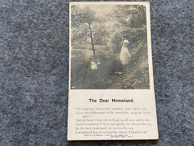 The Dear Homeland Vintage Postcard