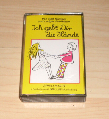 Kinderlieder Kassette - Ich gebe Dir die Hände - Spiellieder - Rolf Krenzer