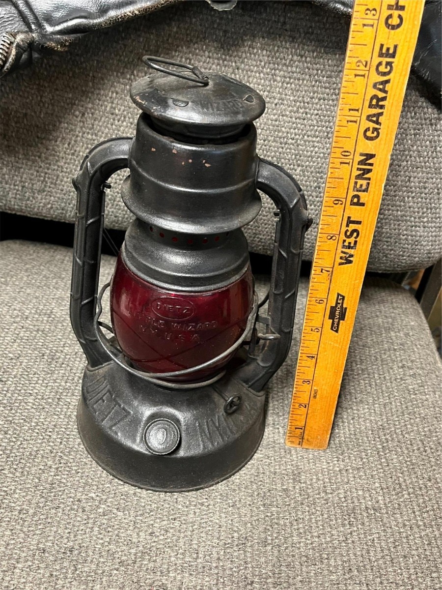 vtg 1937 Dietz little wizard black railroad lantern NY USA vtg 1937 Dietz little wizard black railroad lantern NY USA