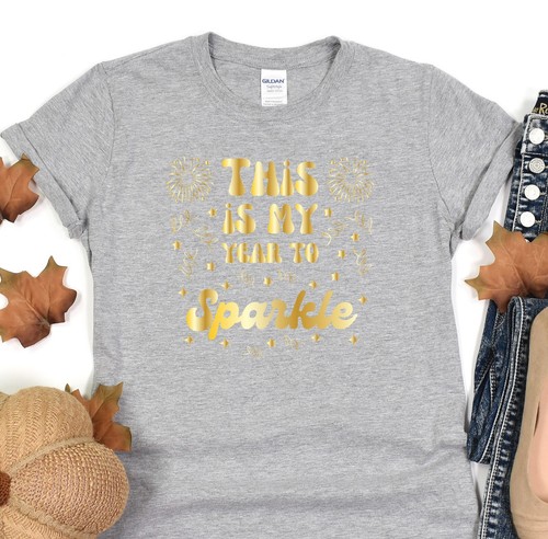 This Is My Year To Sparkle Shirt, Neujahr T-Shirt, Weihnachtst-Shirt, Geschenkshirt - Bild 3 von 9