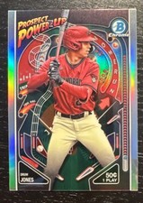 2024 Bowman Chrome Druw Jones Prospect Power-Up Insert Refractor Diamondbacks