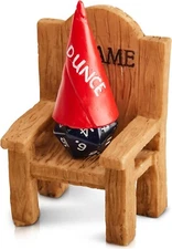 Dice Jail | Chair of Shame & Dunce Hat | Free Mystery Die | For RPG's & DND