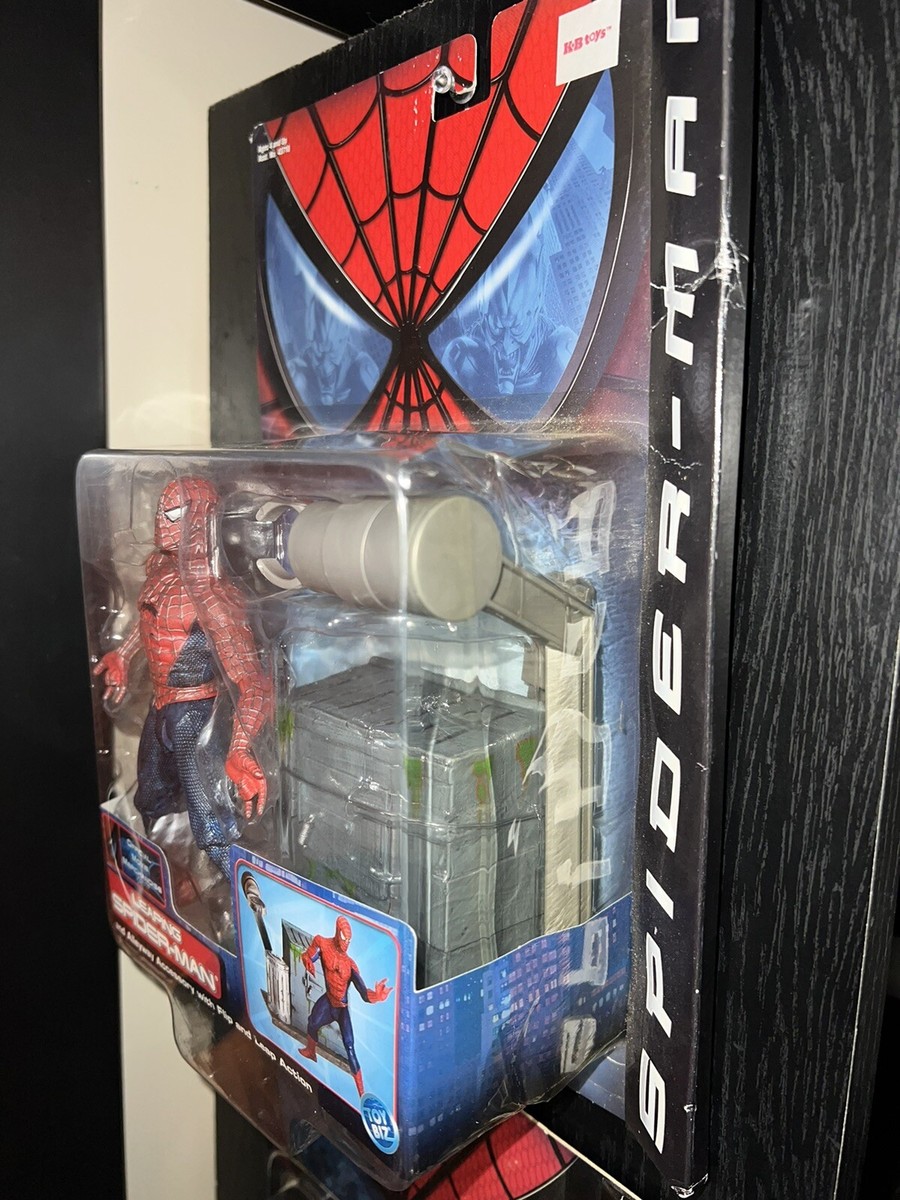【未開封】TOYBIZスパイダーマン LEAPING SPIDER-MAN 🔥 NIB ToyBiz Spider-Man The Movie 2002 Leaping Spider-Man Action