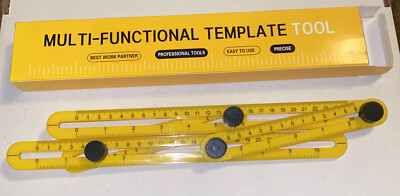 Angleizer Template Tool by Zebbo | Universal Adjustable Multi Functional Angle..