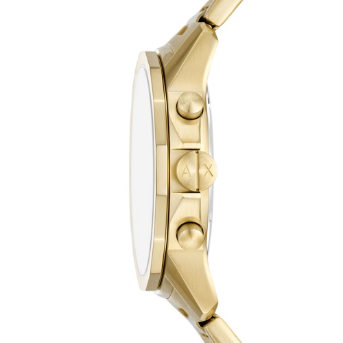 Orologio + Bracciale Uomo ARMANI EXCHANGE BANKS AX7151SET Chrono Acciaio Gold - Foto 3 di 3